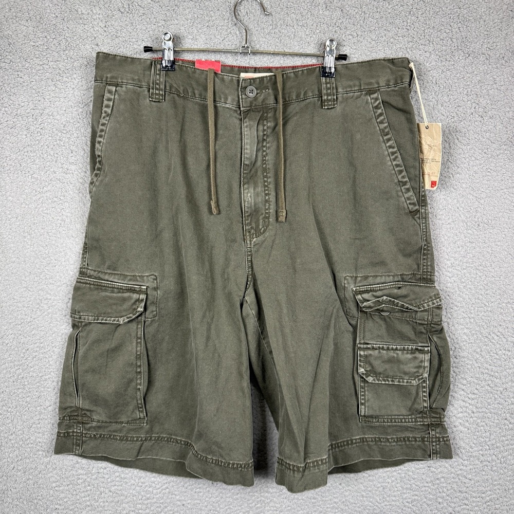Mossimo Shorts‎ Mens 36x12 Green Cargo Supply Military Utility Y2K Skater
